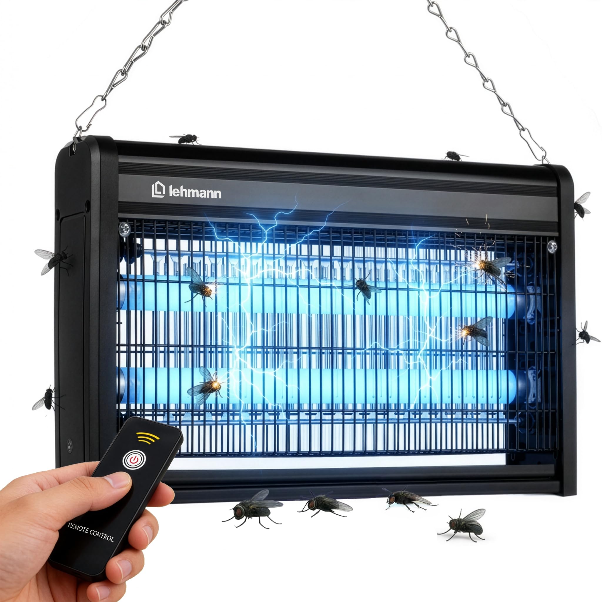 Lampe anti moustique electrique LEHMANN 20W pour grande surface 150m2
