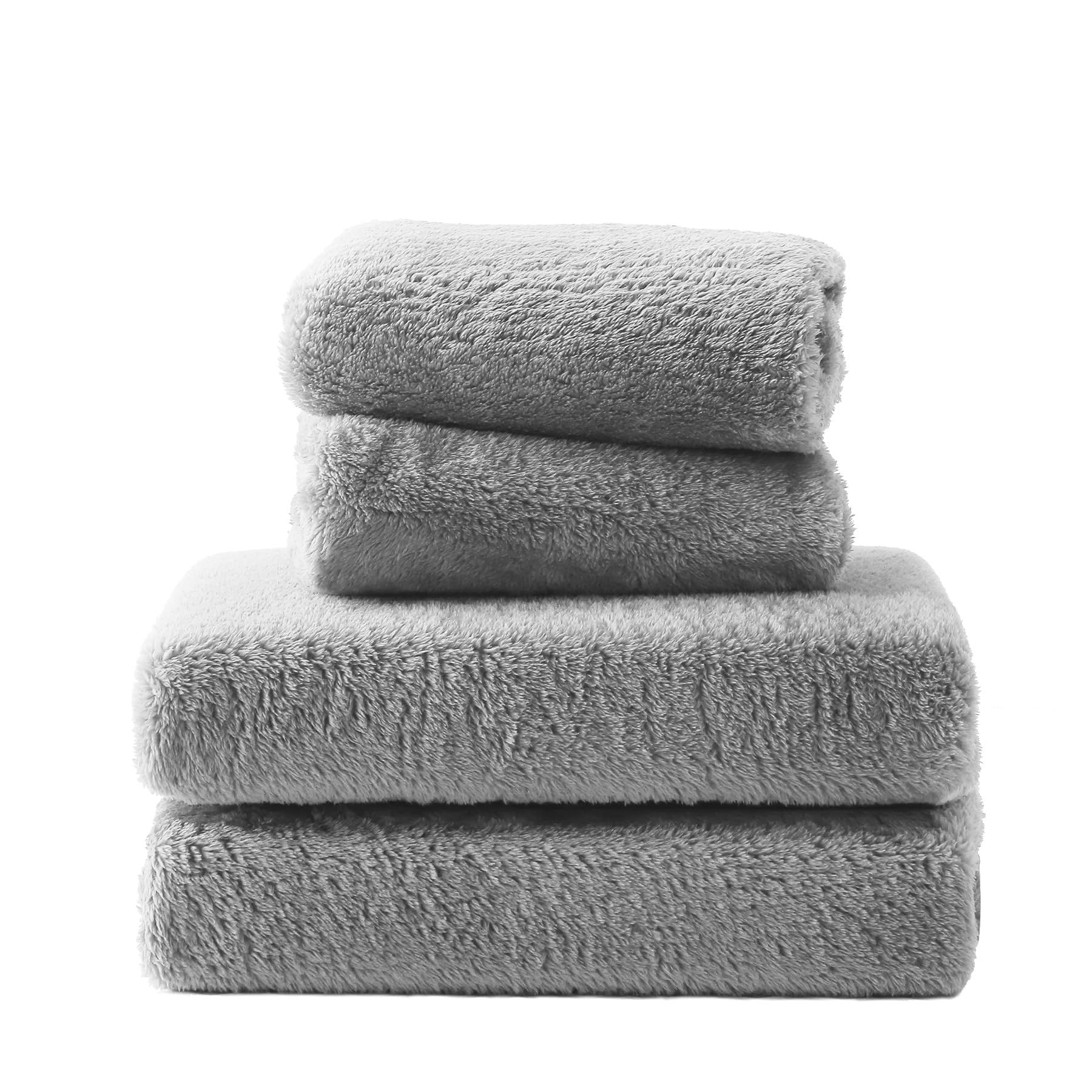 Elegant Comfort Parure De Lit 4 Pièces En Microfibre De Qualité