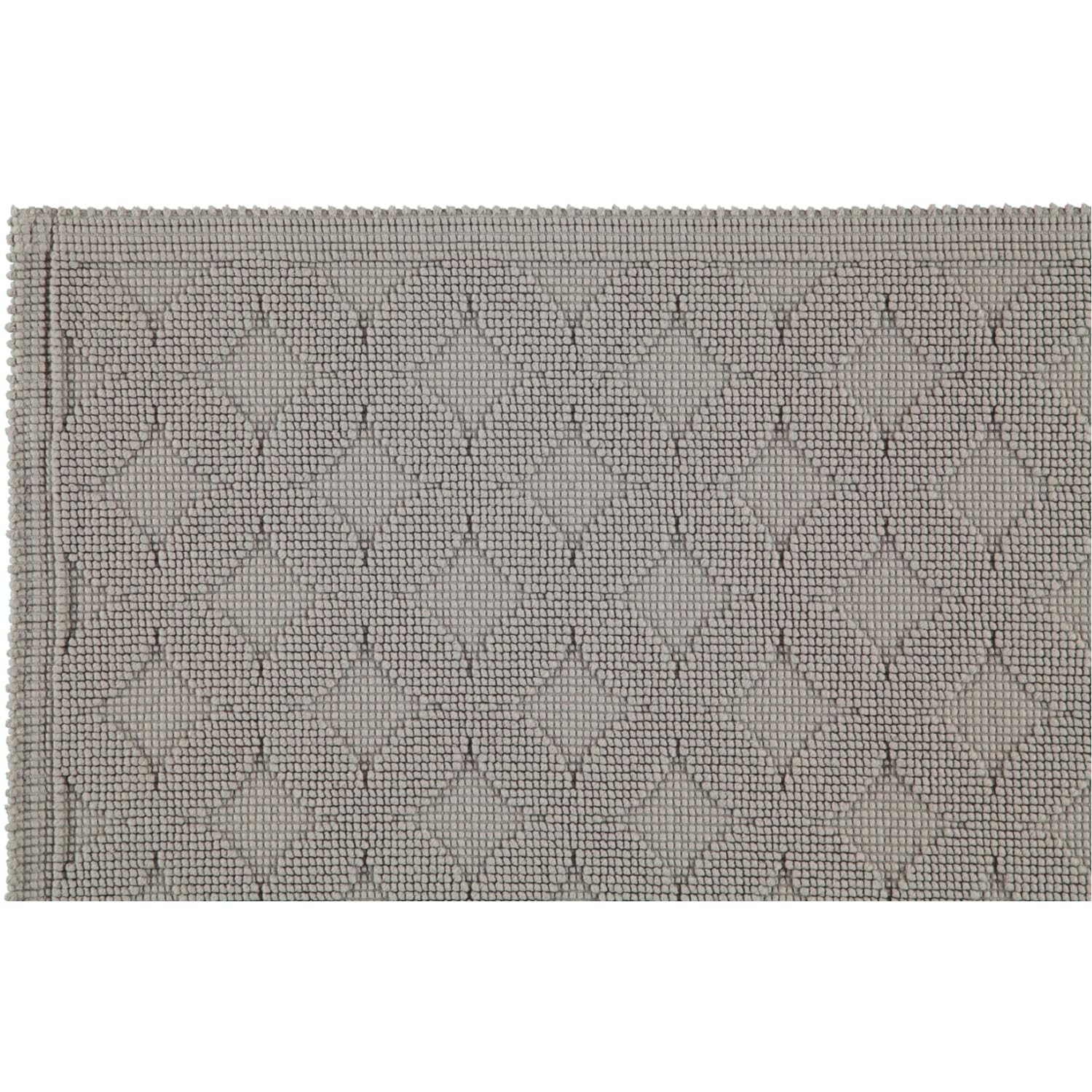 Rhomtuft Badteppich Seaside eckig 50 x 70 cm Farbe Kiesel