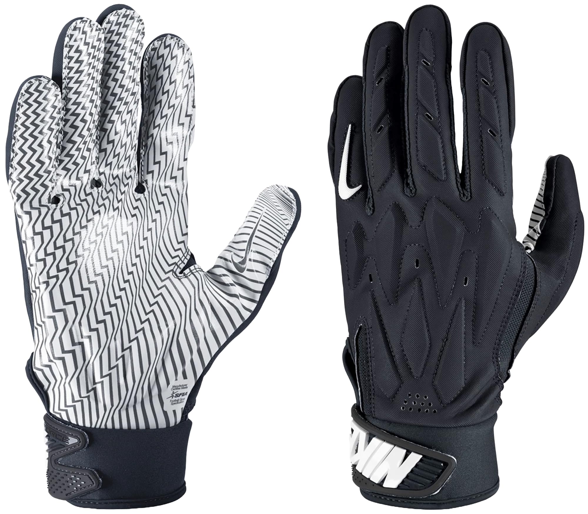 Amazon.com : Nike D-Tack 7.0 Lineman Football Gloves Navy | Navy