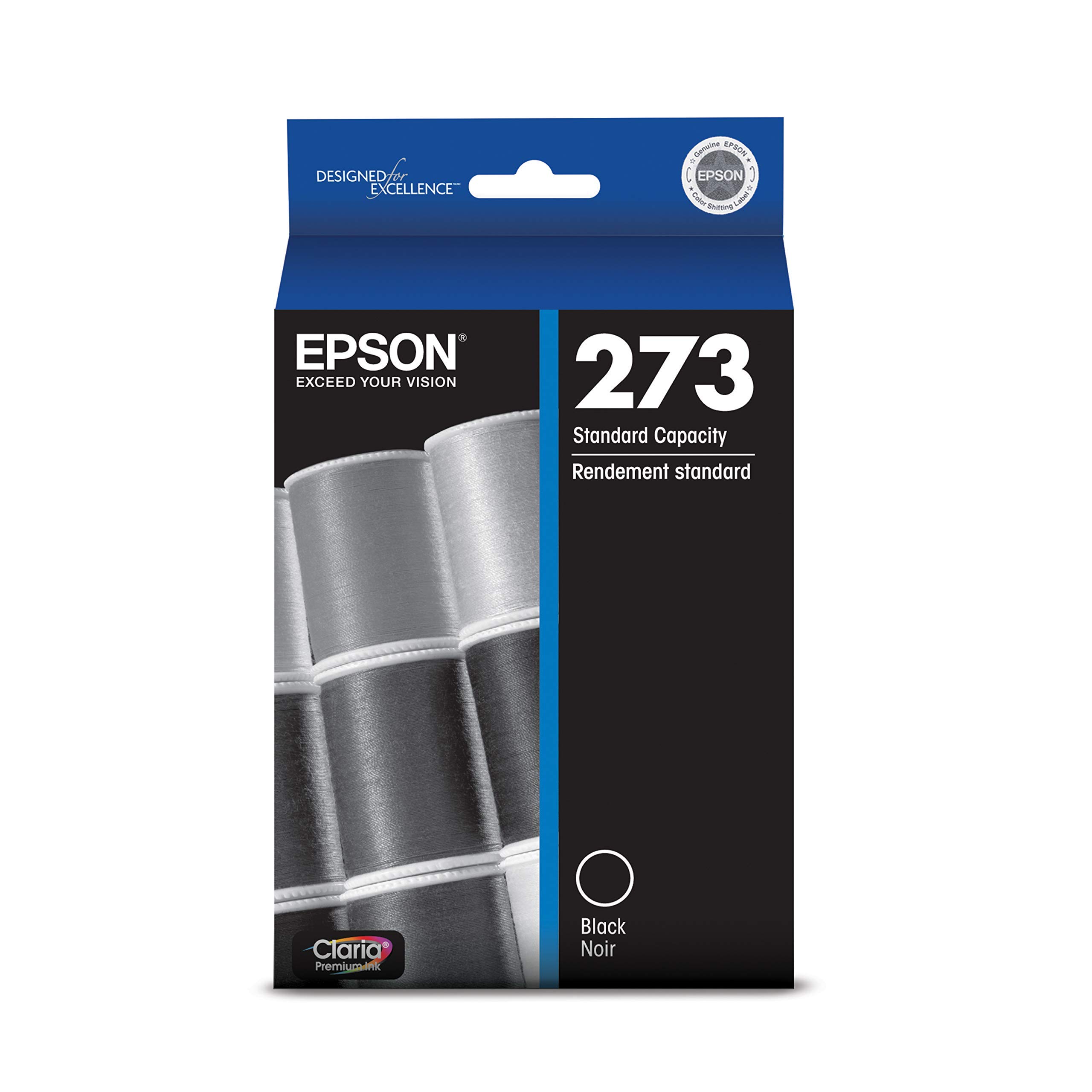 EPSON T273 Claria Ink Standard Capacity (T273020) for Select Expression Premium Printers Black