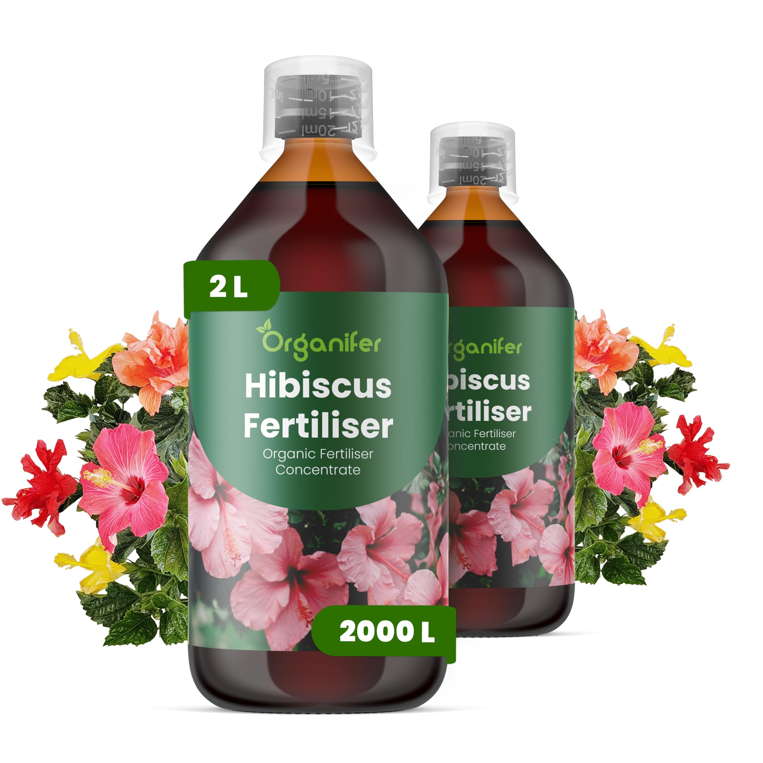Engrais Liquide Pour Hibiscus - 2x1L - NPK 2-1-8