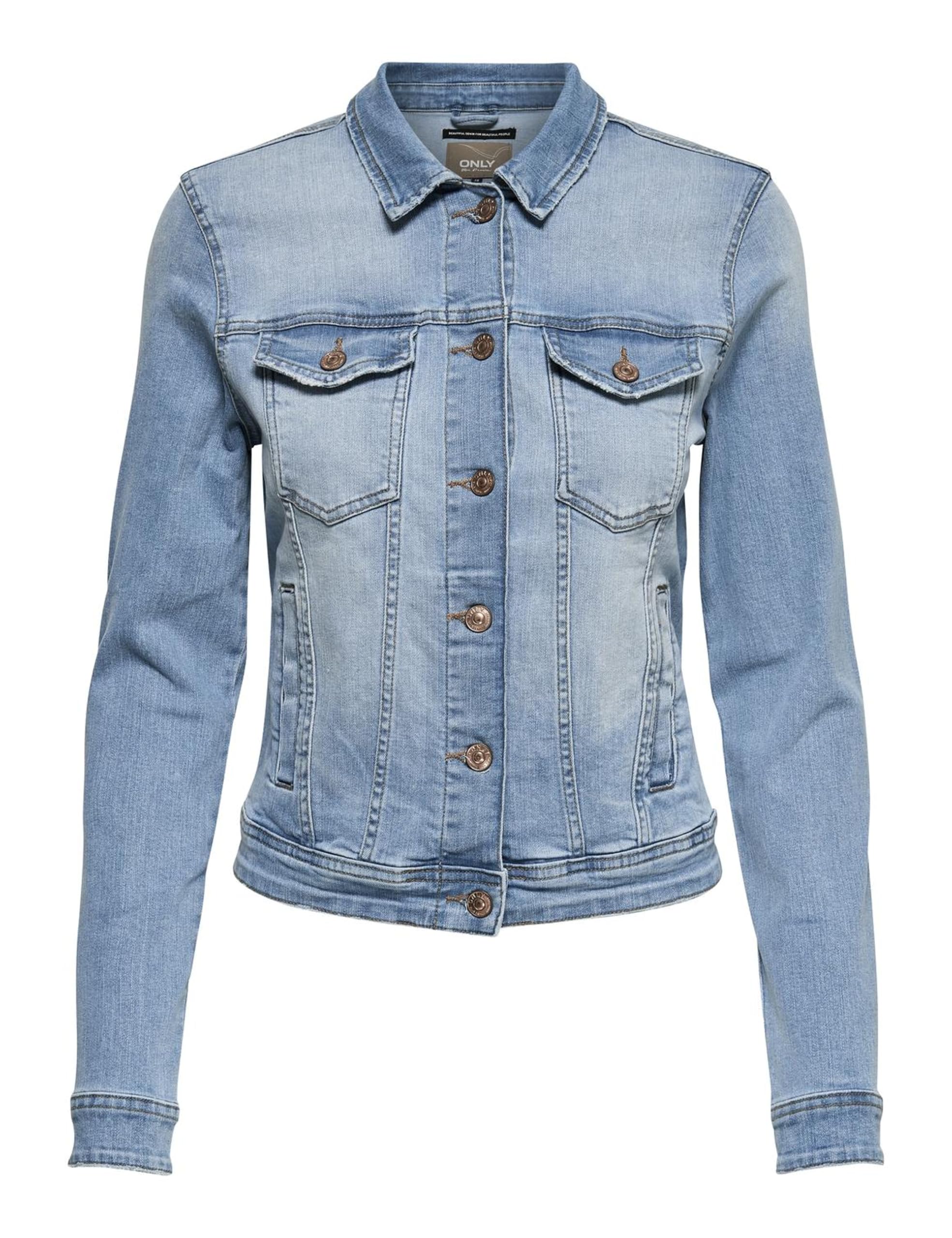 Only Women's Bleu Jeans Jacket Tia Life