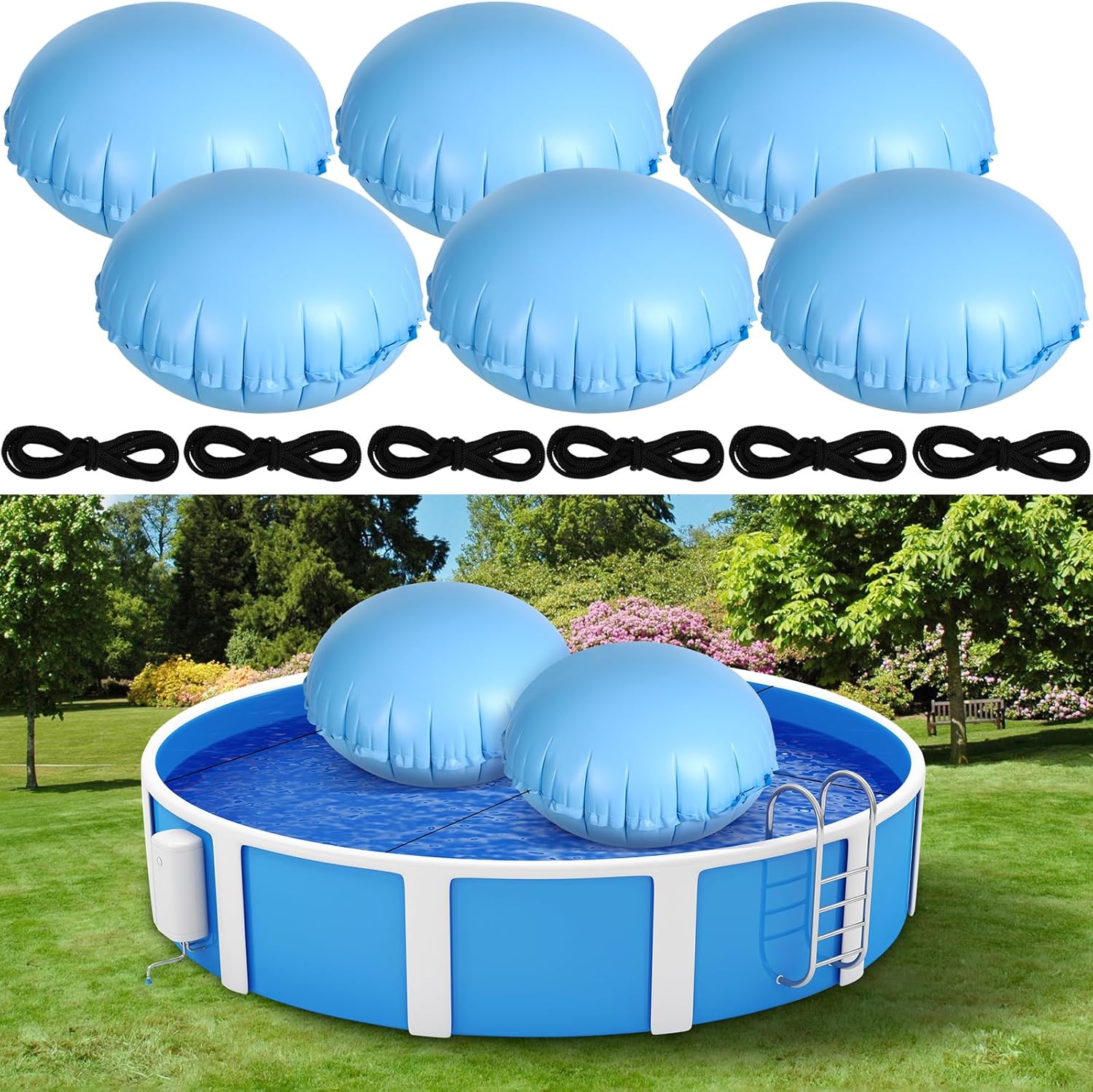 Pool Pillows for Above Ground Pools 4 x 4 ft Pool Air