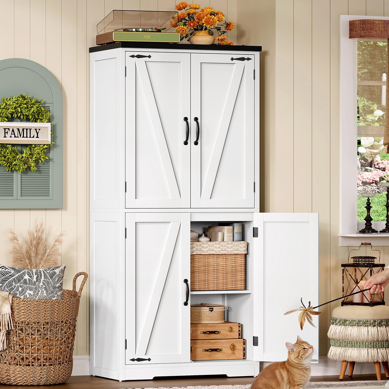 TEENFON Badezimmerschrank,