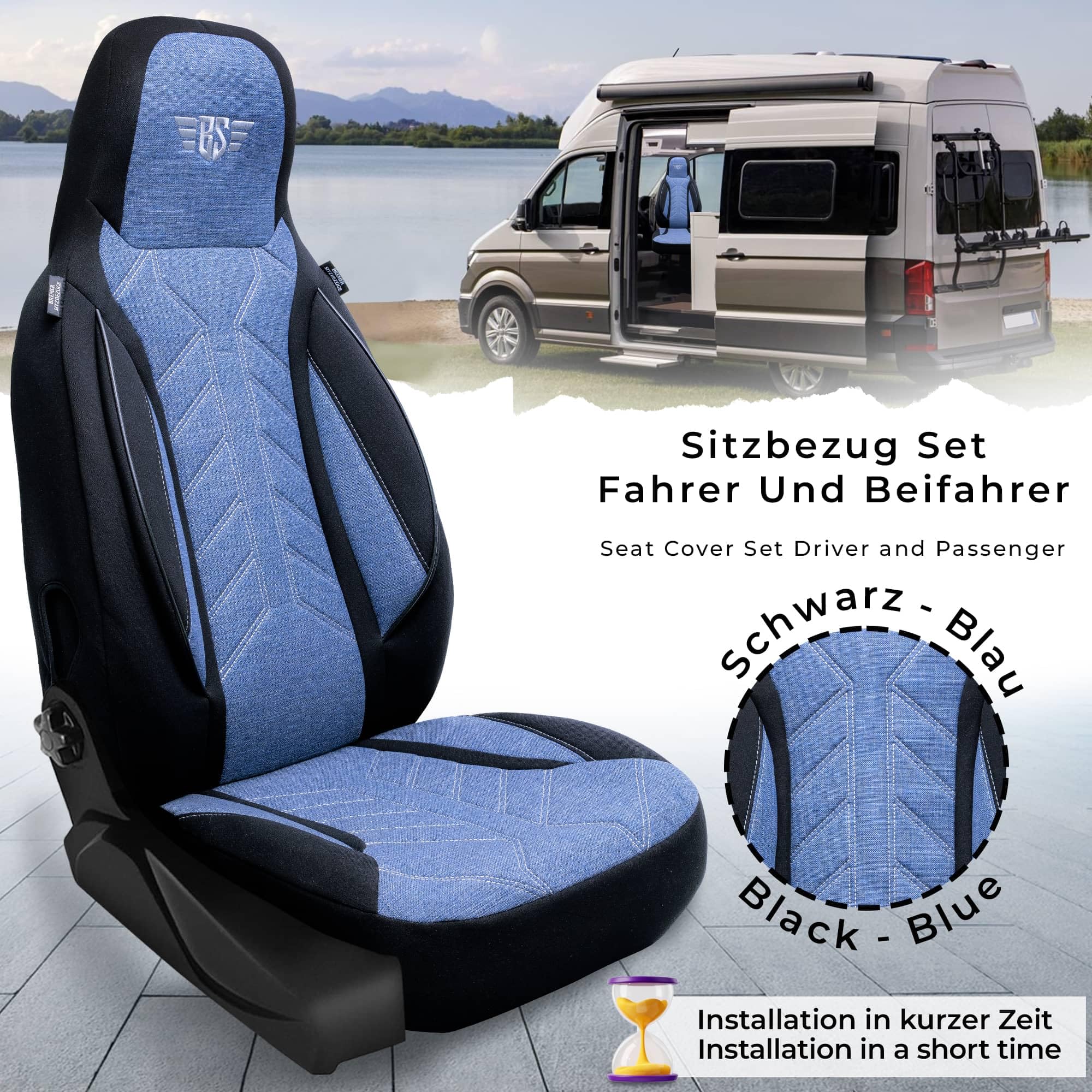 BREMER SITZBEZÜGE Wohnmobil Schonbezüge für Panama P Peak/Urban PLKT206