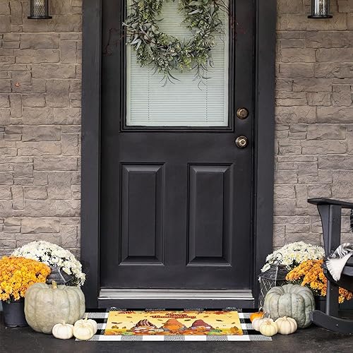 Miniatura 6 de 10 tapetes intercambiables para puerta del 4 de julio, tapete de gnomo de temporada, tapete antideslizante para puerta delantera, para decoración