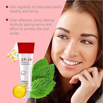 Sp-10 Probiotic Toothpaste, Probiotics Bright White Toothpaste, Deep Cleaning Care Toothpaste (1PCS)