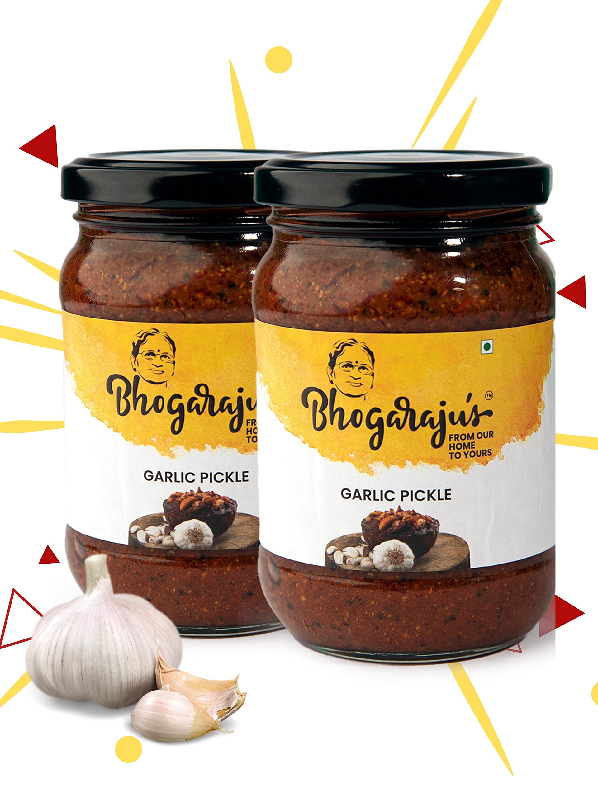 Bhogarajus Garlic Pickle/Lehsun Ka Achar Truly Homemade Traditional Indian Taste-300G Each Pack Of 2 (B0BRB5NX13) Amazon Price History, Amazon Price Tracker
