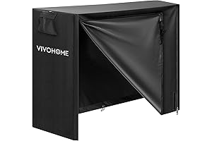 VIVOHOME 4ft Log Rack Firewood Cover