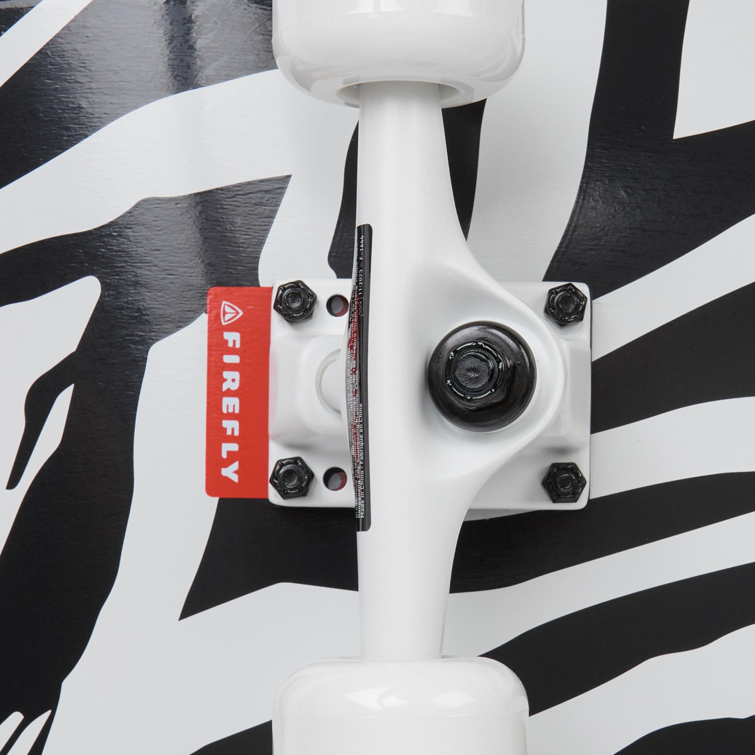 Firefly 305, Skateboard Unisex Adulto, White/Black/Red, Taglia Unica