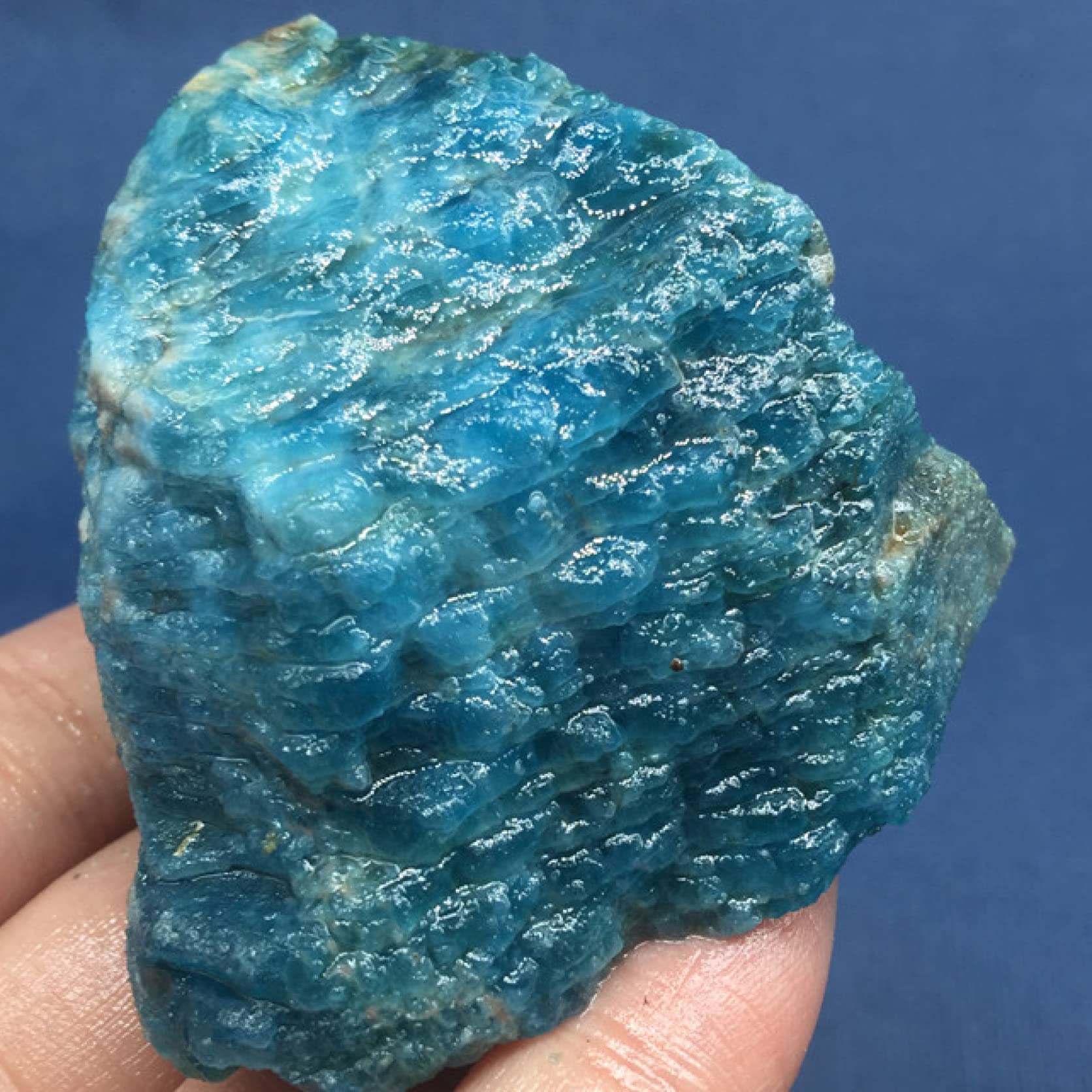 1 Pz Cristallo Naturale Aura Ossidiana Elettrolico Glter Pietra Grezza Gemma Minerale Campione Decorazione Della Casa Regalo Di Guarigione Reiki - Foto 4