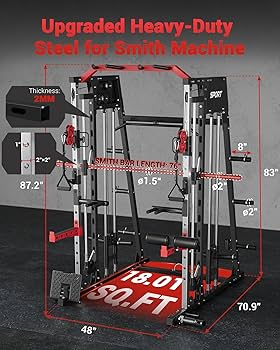 Amazon.co.jp: GarveeLife スミスマシンホームジム