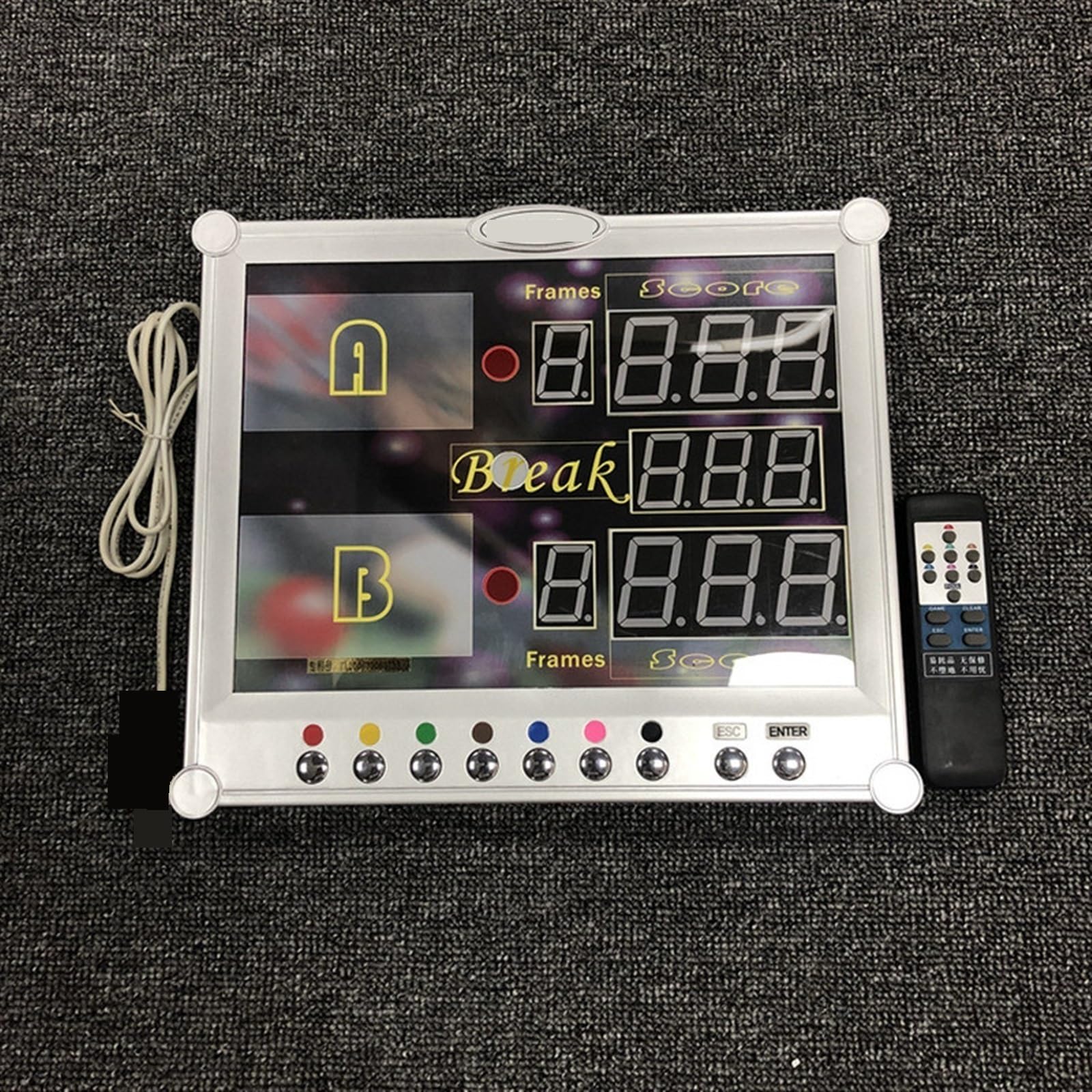 Pool Bilard Sport Game Elektroniczny Licznik Wyników Z Bezprzewodowym Kontrolerem łAtwy W Odbiorze