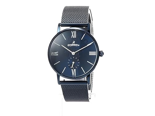 オロビアンコ 腕時計 Or0071 55 メンズ 正規輸入品 ブルー メンズ腕時計 腕時計 通販 Amazon
