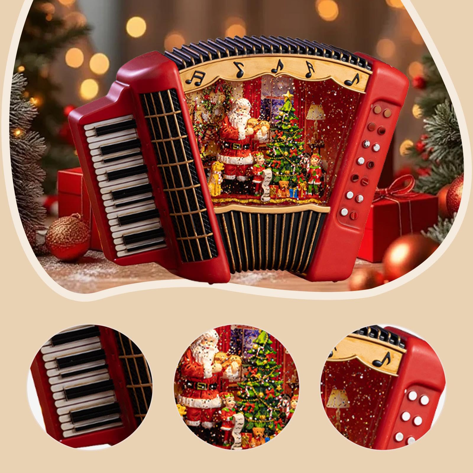 Decorazione Natalizia a Forma di Musicale per Il Tavolo Del Soggiorno, Ideale per Le Feste.