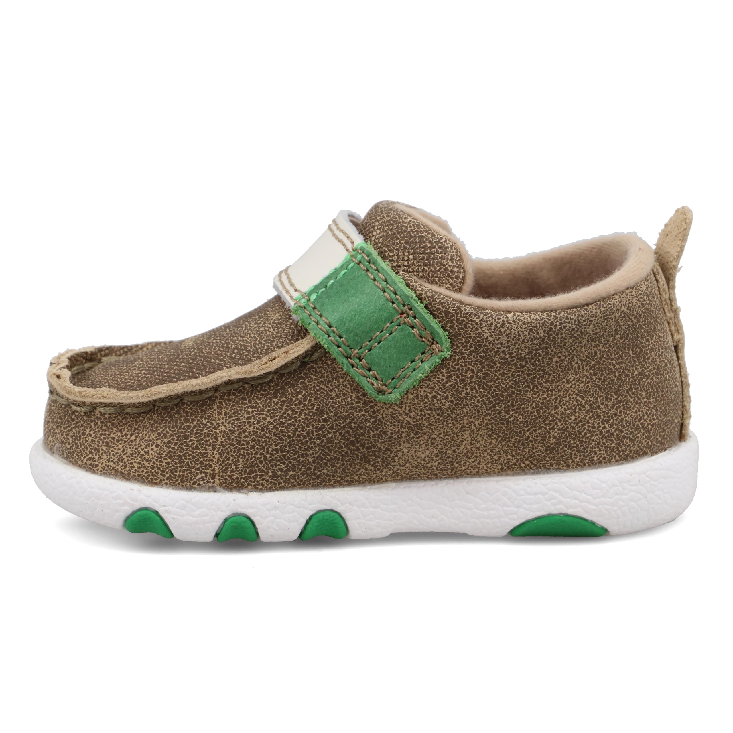 Twisted X Infant's Driving Moc, Moc Toe, Dusty Tan & Multi, 9 M