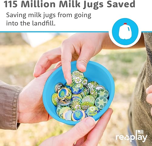 Miniatura 5 de RE-PLAY - Cuencos fabricados en Estados Unidos, 4 unidades, 12 onzas, color azul cielo, azul marino, aguamarina y verde azulado, hechos de jarras de