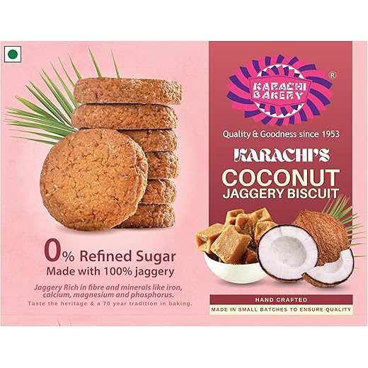 Karachi Coconut Jaggery Biscuits 400gm