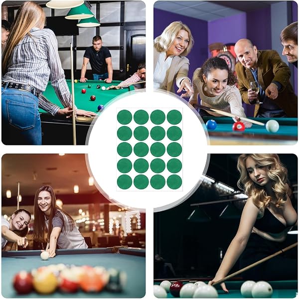 Réparation en feutre pour table de billard – Patchs autocollants en tissu, autocollants de marquage précis, outil de réparation facile pour les snookers | Salle de jeux, bar, salon pour salle de jeux - 4