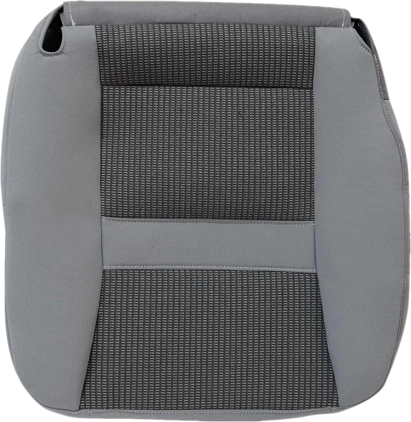 NLQR Passenger Side Bottom Seat Cover Replacement Cloth Gray Compatible with Dodge Ram 1500 2500 3500 4500 5500 2006 2007 2008 2009 2010