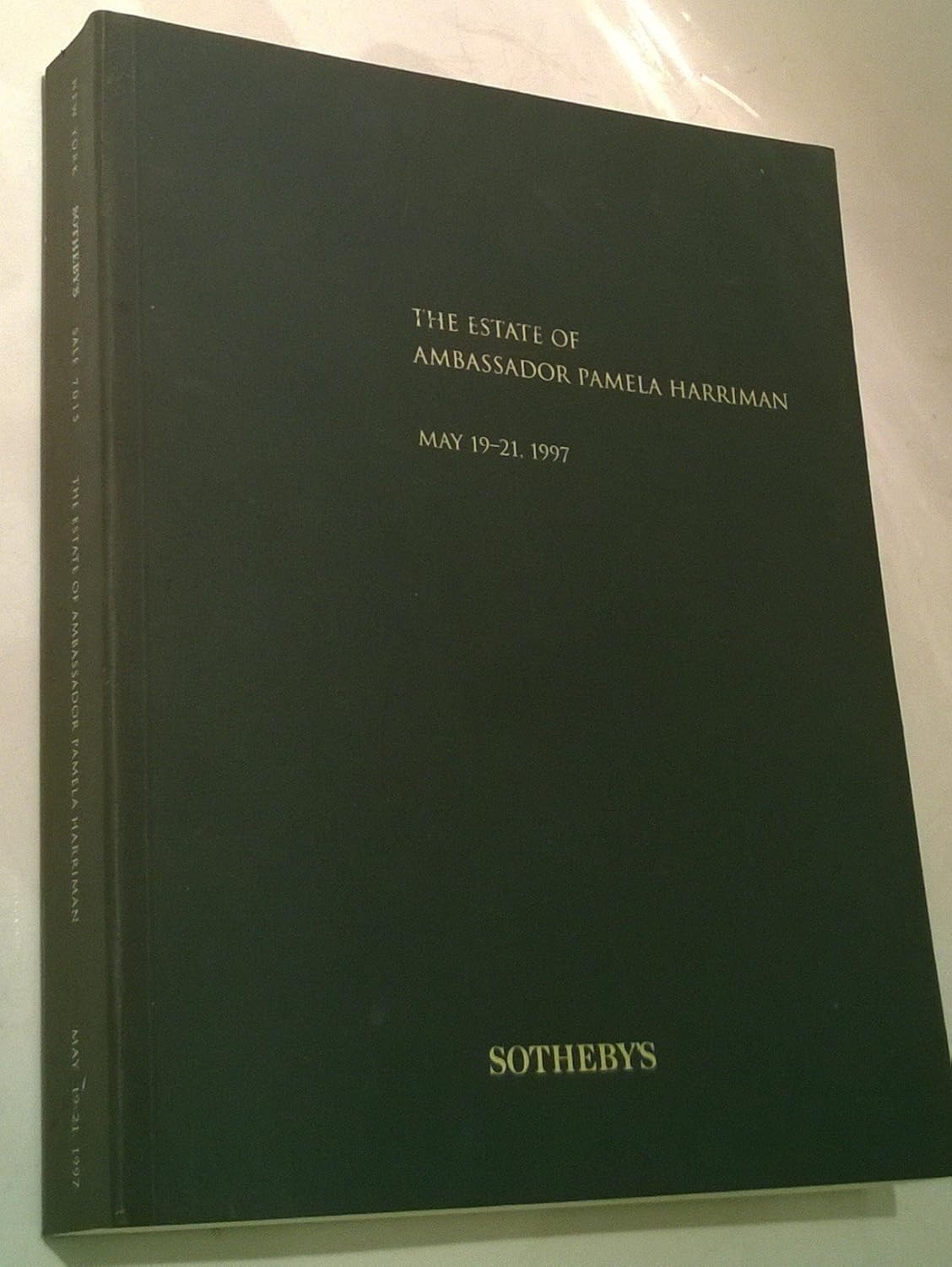 The Estate of Ambassador Pamela Harriman Sotheby's 7015 New York