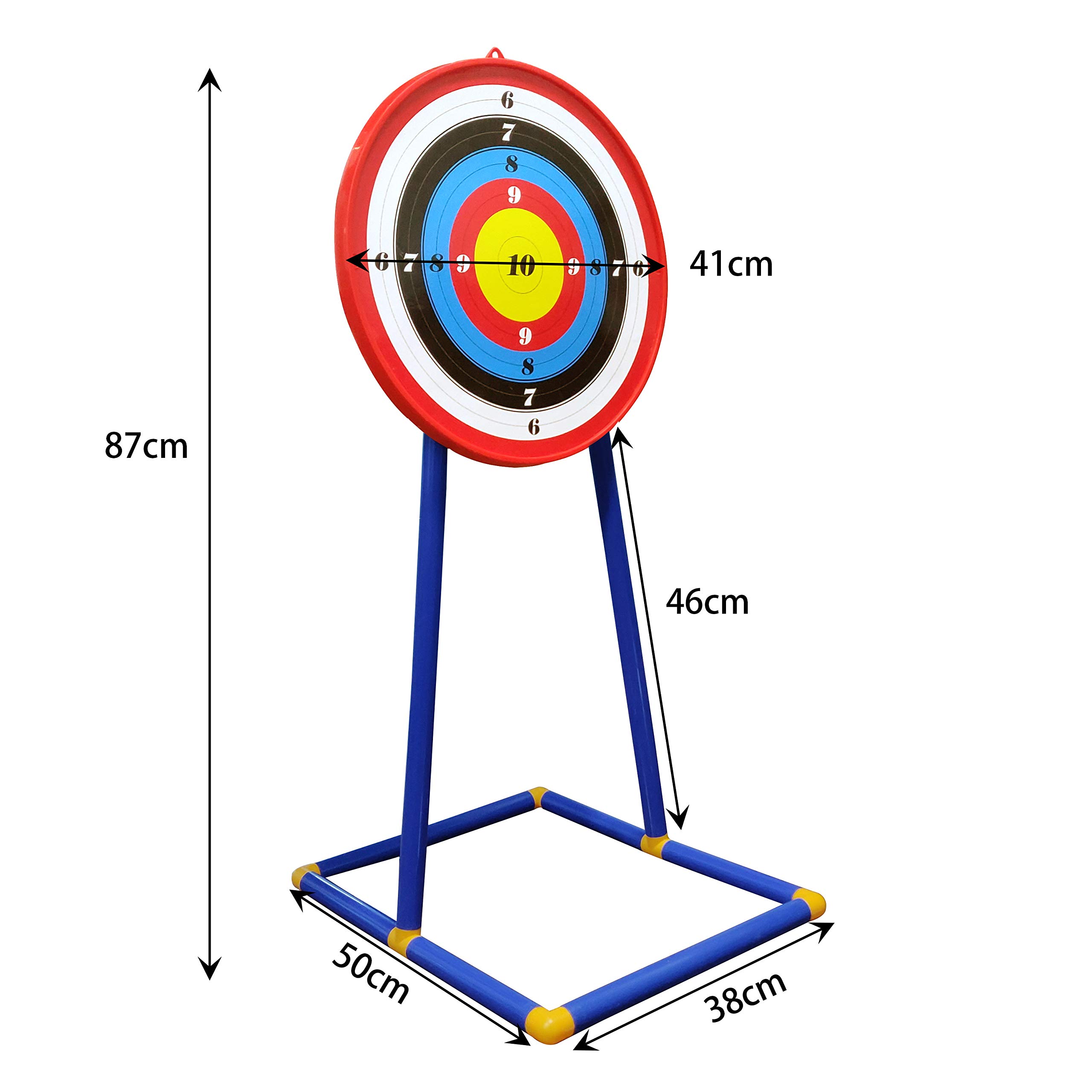 Cible de tir à l'arc à Ventouse - Design coloré et Amovible avec Base Stable, Cible d'entraînement à Suspendre ou à Poser