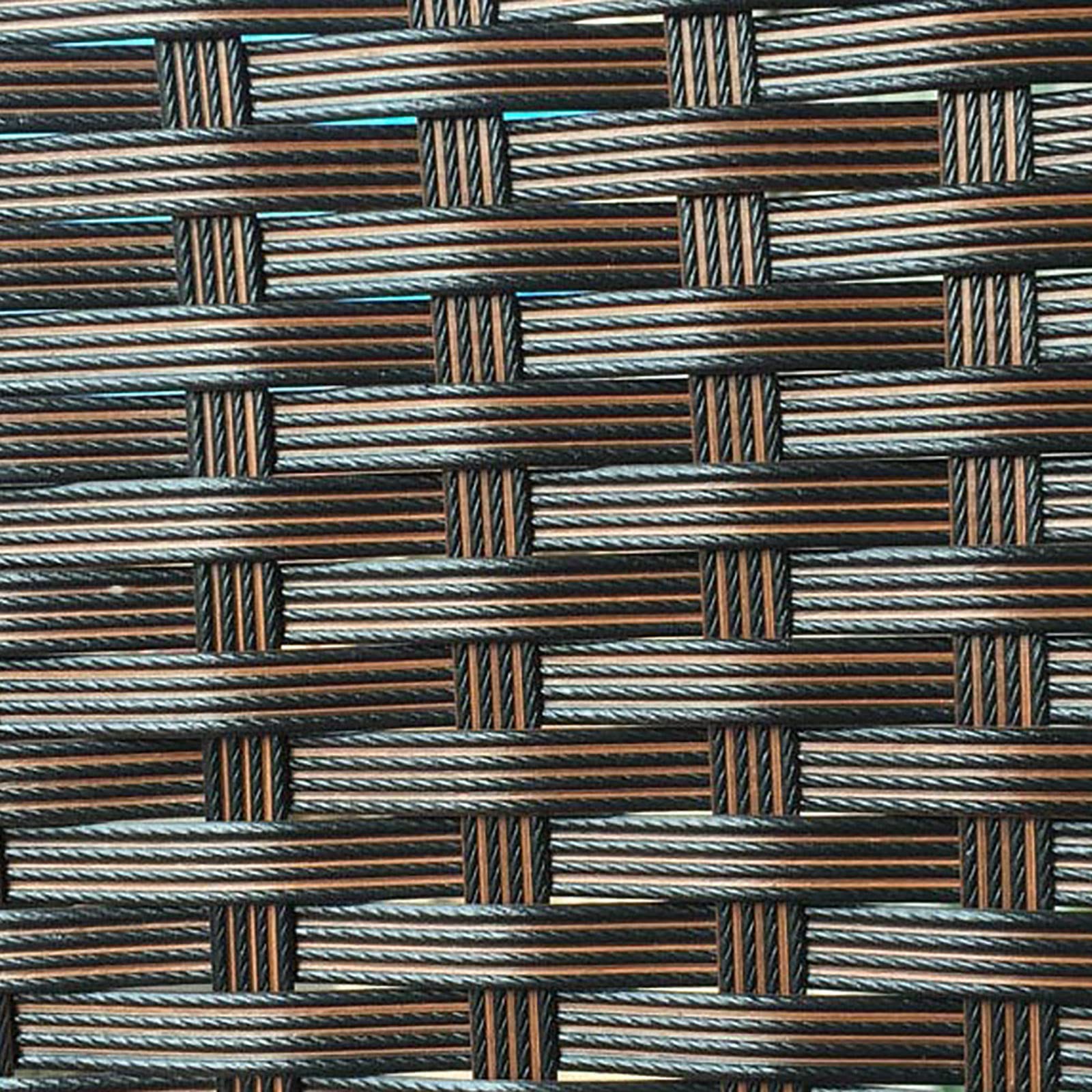 MoreiH Synthetic Rattan Weaving Material,8Mm 500G Rattan Repair Kit,for Offices Hotels Homenishings Shopping Malls/Brown/8Mm
