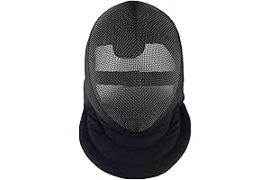Black Fencing Mask for Optimal Protection