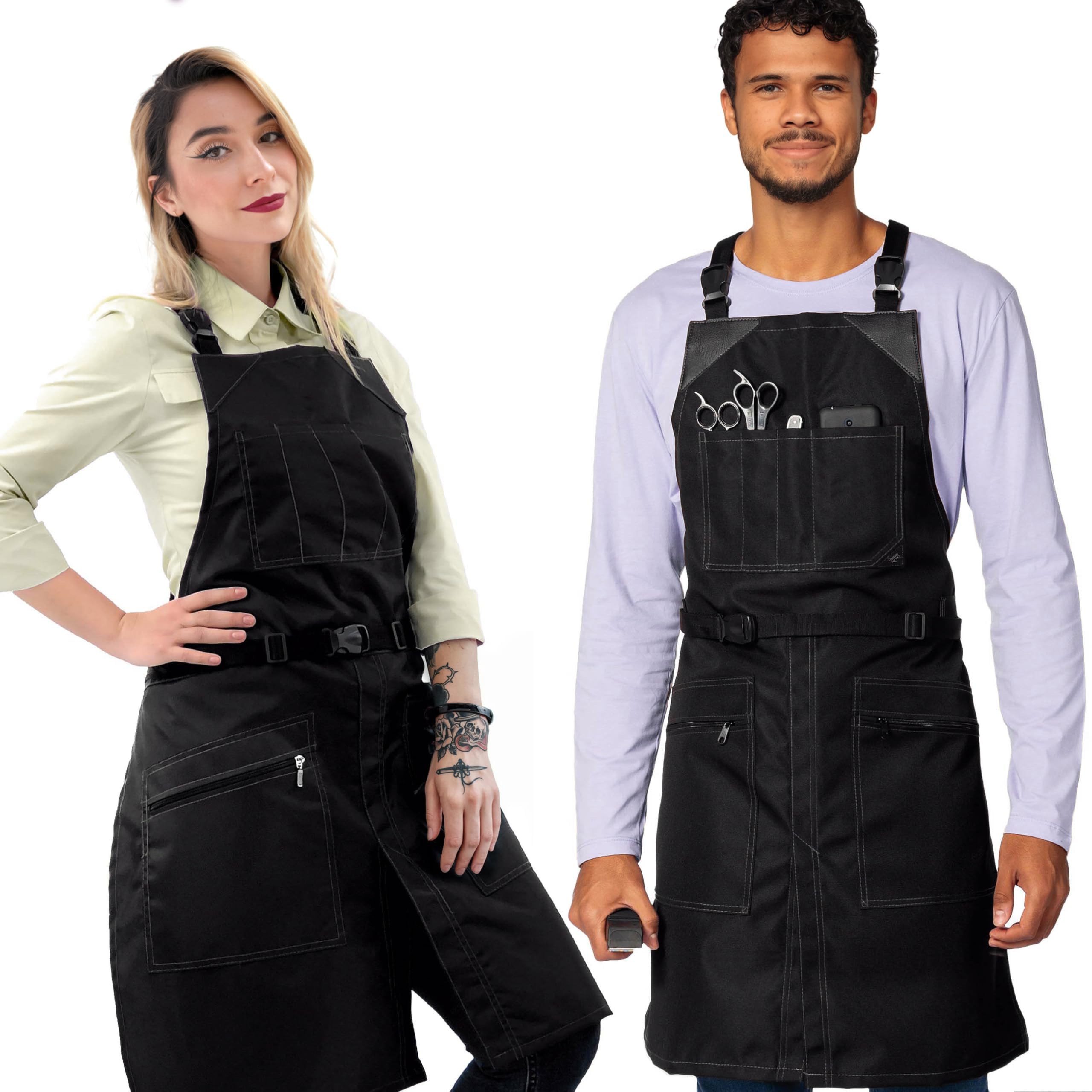 Chemical Proof Apron - Cross-Back, Zipped