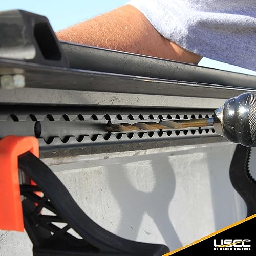 Miniatura 6 de US Cargo Control Paquete de 10 juegos de tornillos, tuercas y arandelas, instala y asegura rápidamente los sistemas de amarre de riel L a tu