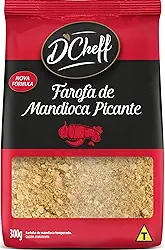 D´Cheff Farofa De Mandioca Picante 300 Gramas