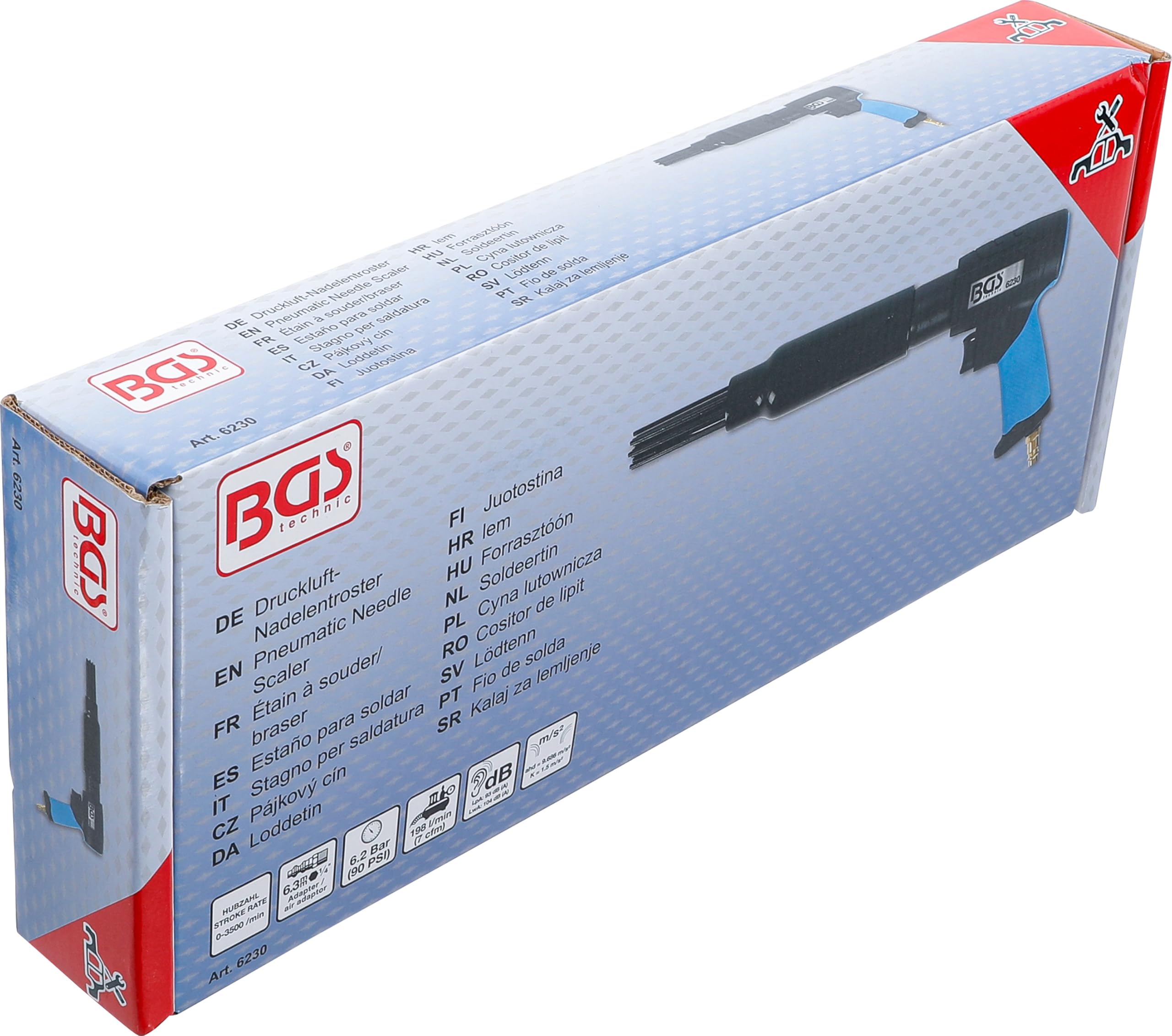 BGS 6230 | Druckluft-Nadelentroster