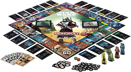 Miniatura 15 de Hasbro Gaming Monopoly: Star Wars Boba Fett Edition - Juego de mesa para niños a partir de 8 años, inspirado en las películas de Star Wars y la