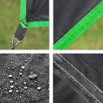Hammock Rain Fly - Waterproof Tent Tarp Camping Backpacking Survival Shelter by Premium Lightweight Ripstop Fabric, Fast Set Up, Stakes and Ropes Included for Hiking Travel