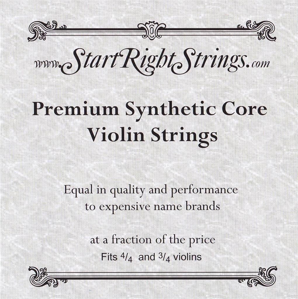 Start Right Strings Full Set Perlon Synthetic Violin