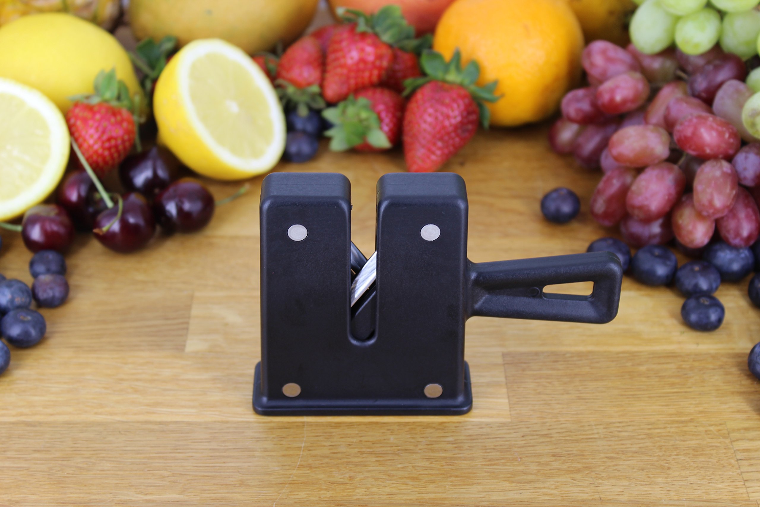 Sheffield Choice Plus - Afilador de cuchillos, color negro