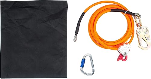 Miniatura 2 de Kit de línea de acero de 12 pulgadas x 14 pies, cordón ajustable con núcleo de acero para escalada de árboles, cordón para escalada de árboles