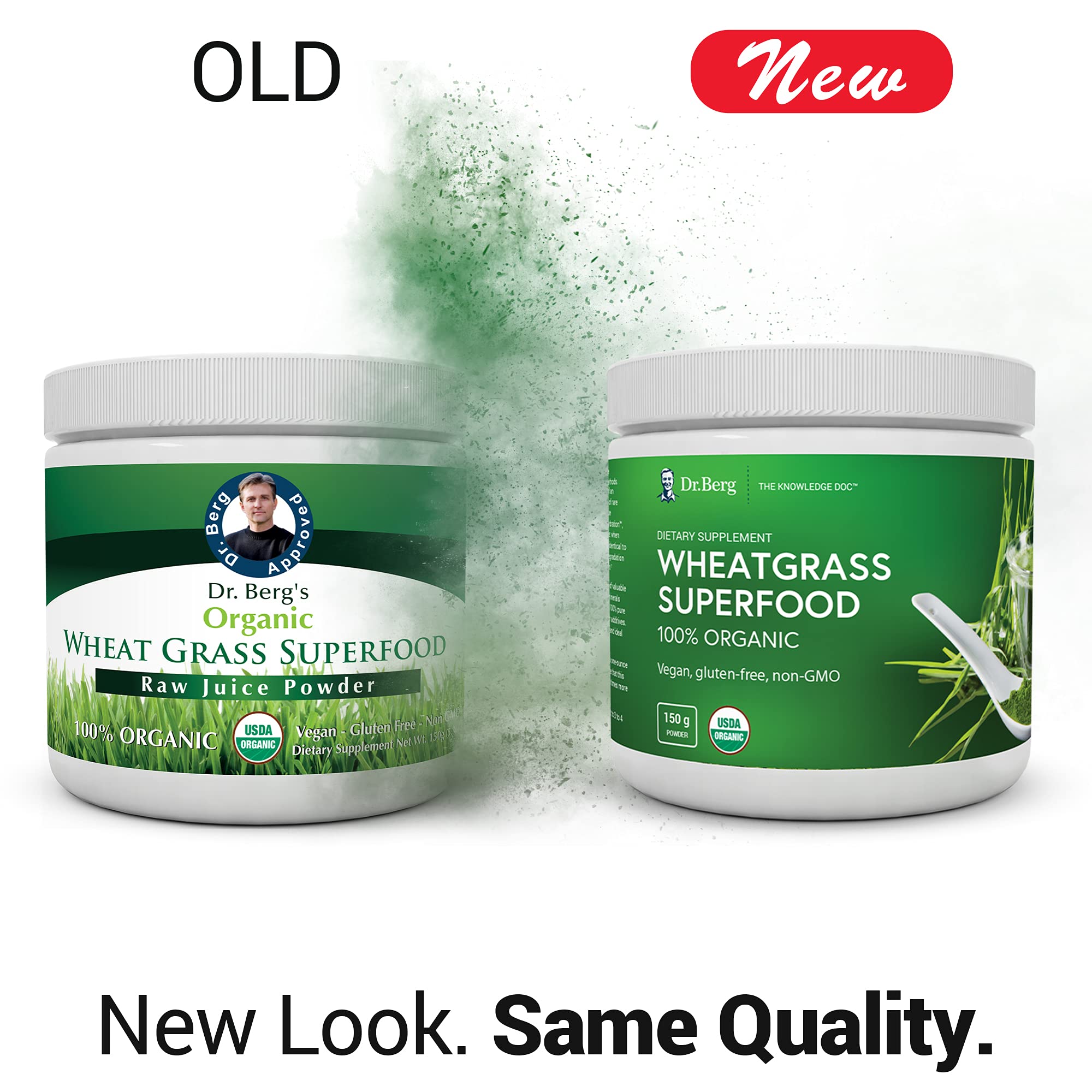 Dr. Berg's Wheatgrass Superfood Powder Raw Juice Organic Ultra