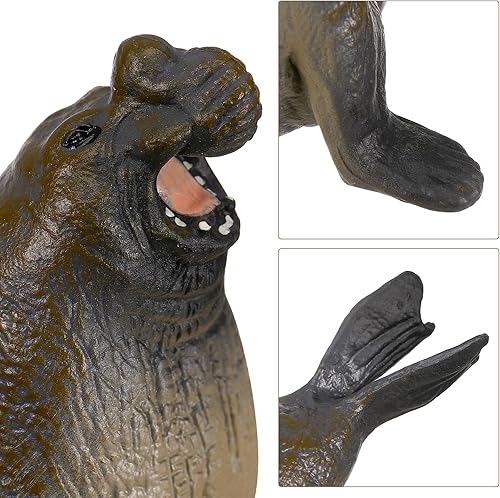 Miniatura 9 de TOYANDONA Auténtico modelo de criatura marina: figura de animal de mar único, modelo de sello de elefante, ideal para colección, decoración