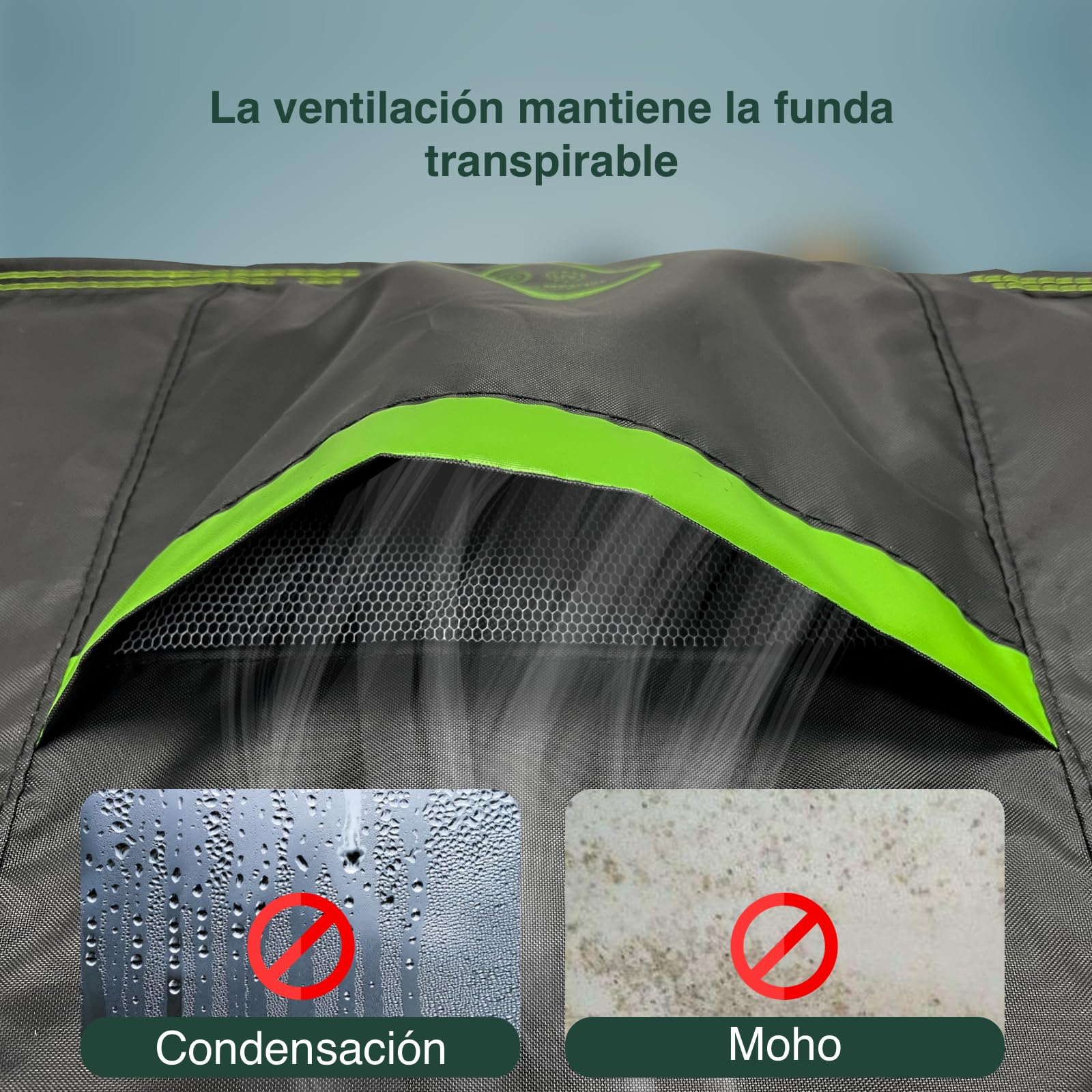AWNIC 2 Paquetes Funda de sillón de Jardín Impermeables, Resistente al Viento, a los desgarros y a los Rayos UV para Exterior Patio Terraza Funda para Sillas 420D Poliéster 89x97x60/74cm