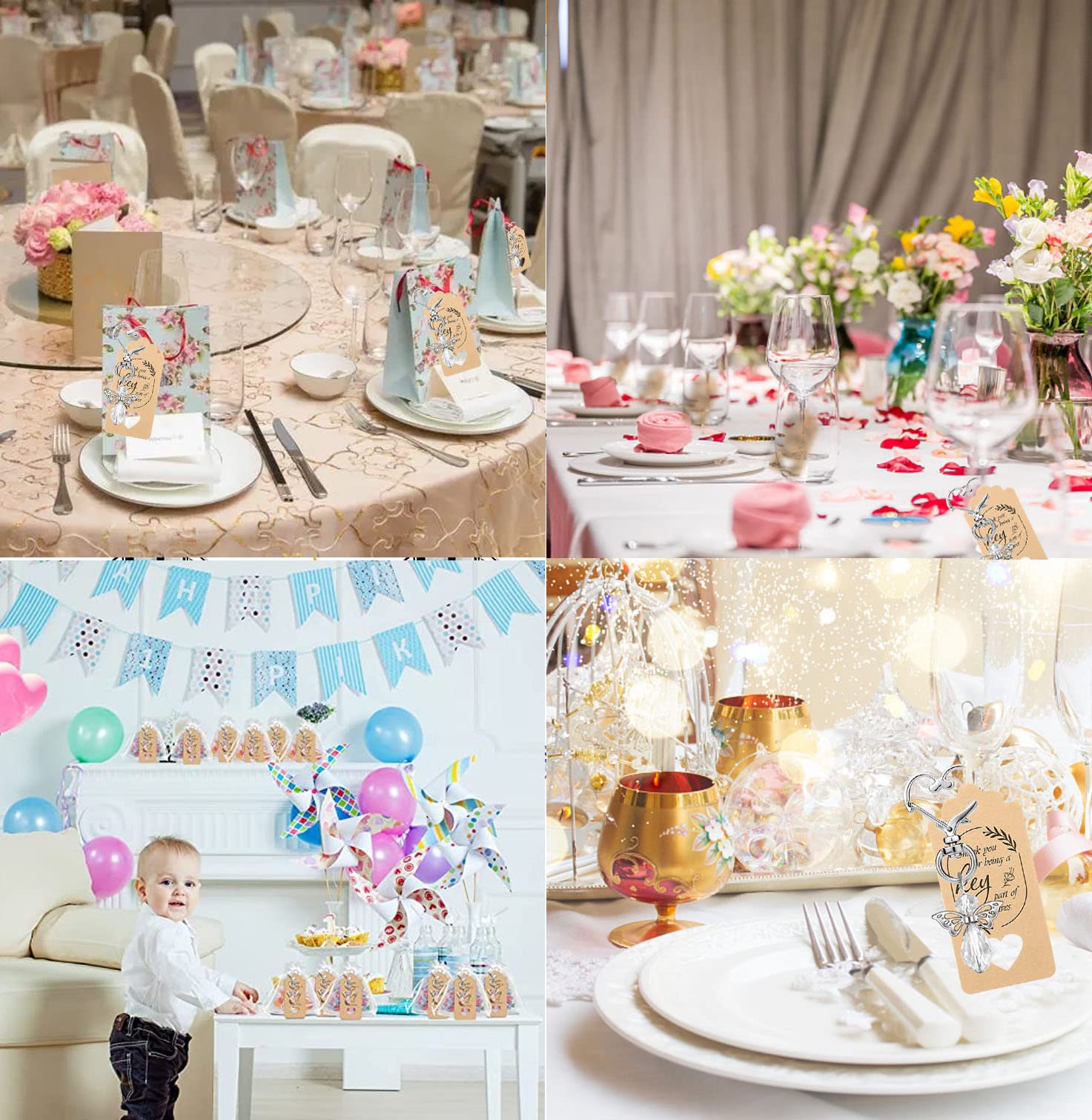 SHERCHPRY 60 Stück Engel Schlüsselanhänger Babyparty Schlüsselanhänger SHERCHPRY 60 Stück Engel Schlüsselanhänger Babyparty Schlüsselanhänger