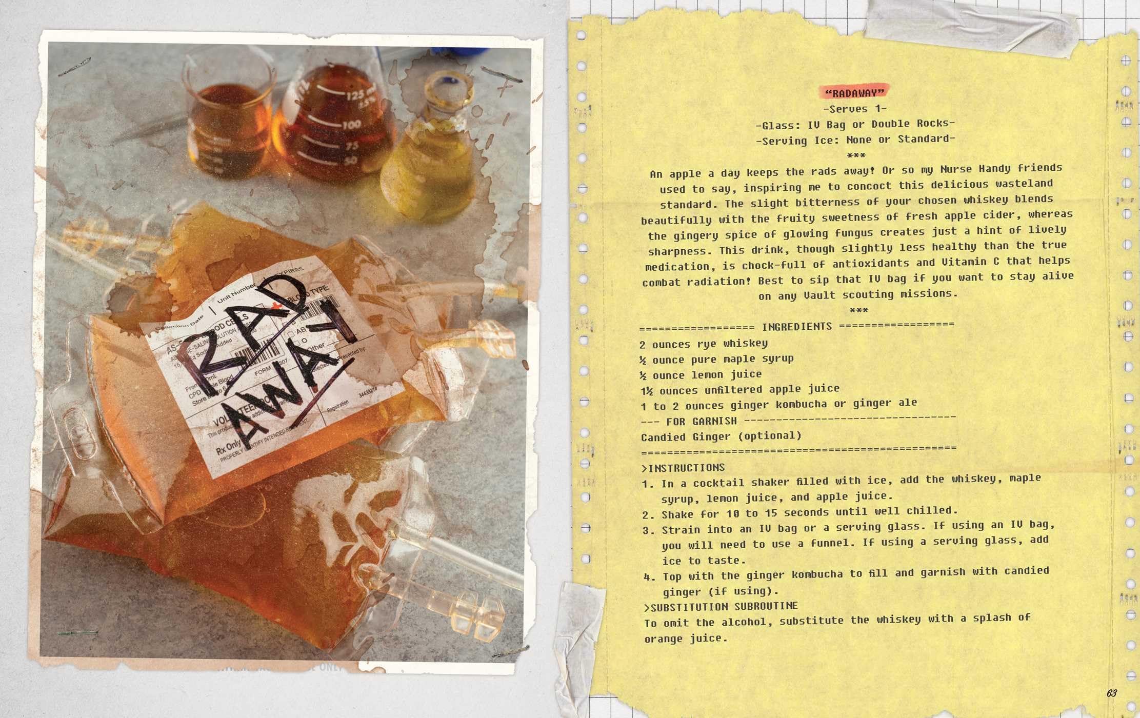 Fallout: the Official Drinks Book: The Official Cocktail Book