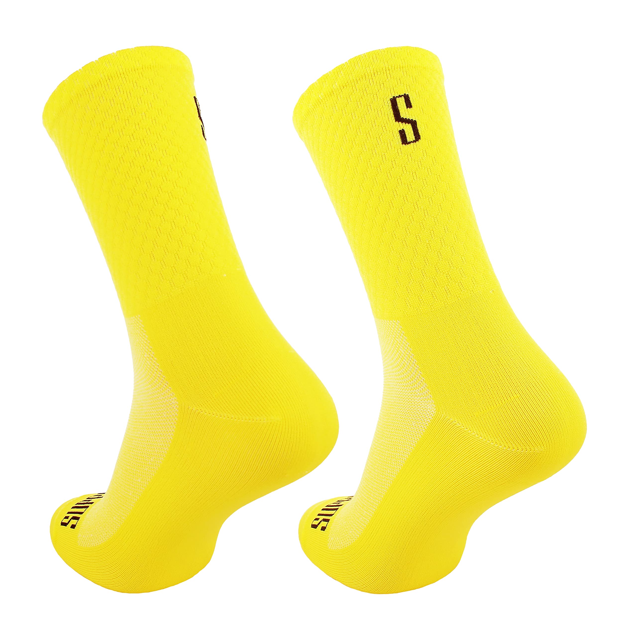 SUPPORT calzini da ciclismo da uomo tecnologia traspirante antiscivolo accessori monocolore