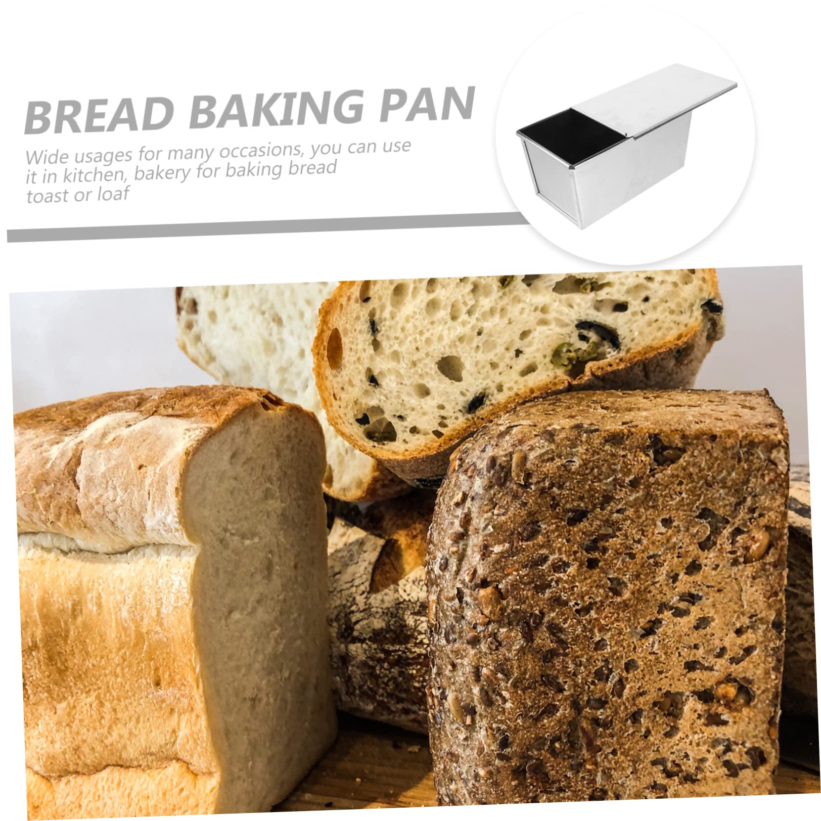 Antihaftbeschichtete Brotbackform Mit Deckel Toastbrotform Aus Metall Backform Für Brot Kastenform Mit Deckel Für Sandwichbrot Toastform Für Köstliches Vollkornbrot
