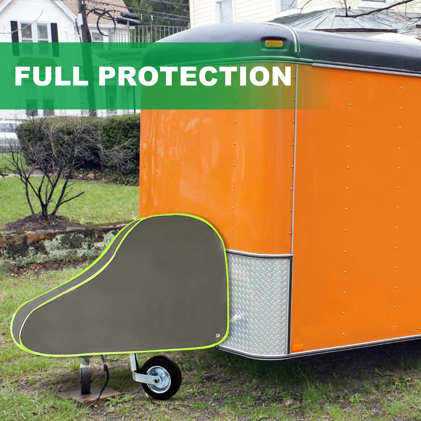 Telone Protettivo Per Camper E Roulotte - 7,5x3 M, Tessuto Oxford 210D Impermeabile UV, Con Cinghie Elastiche E Borsa
