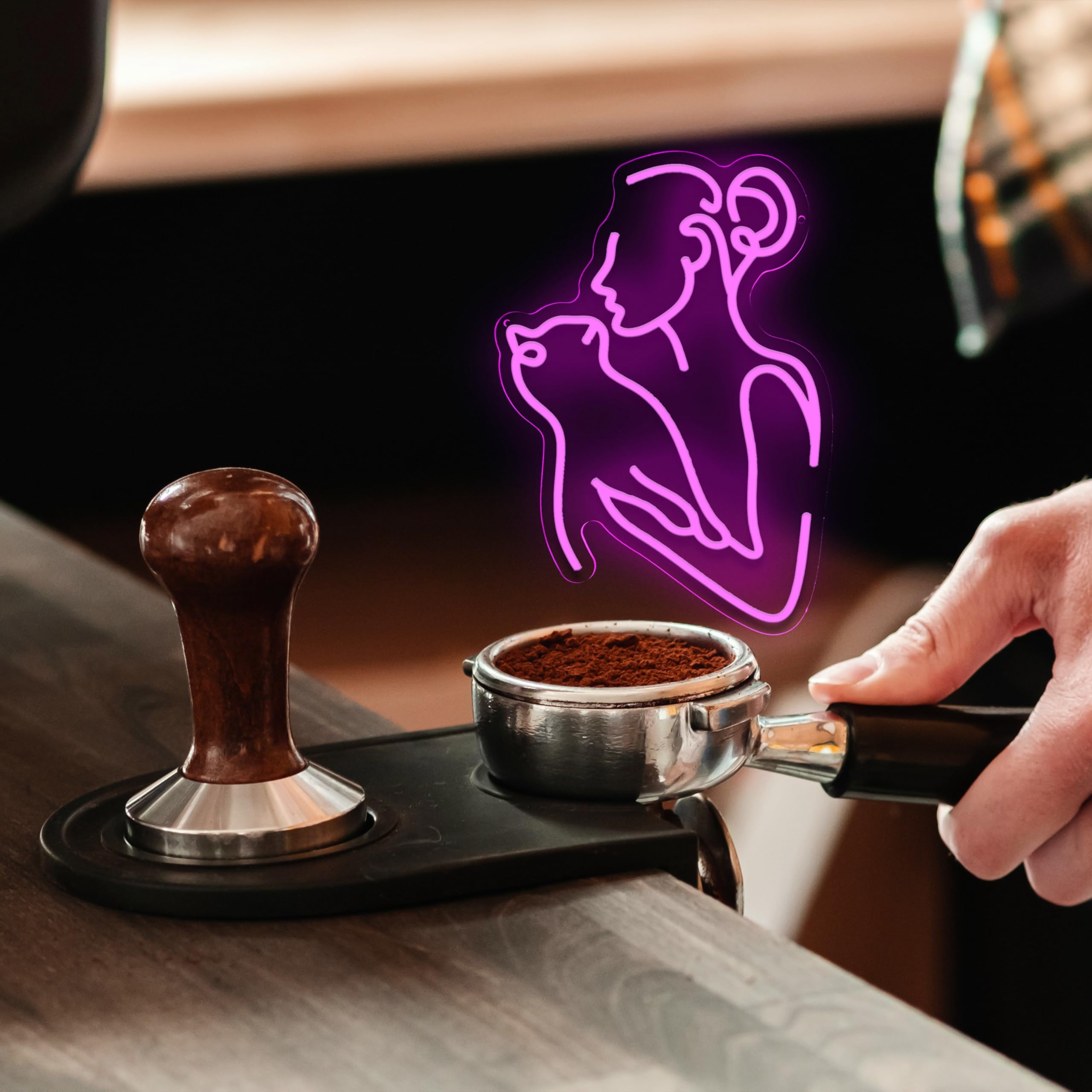 Panneau Néon LED Pour Animal Domestique - Décoration Murale