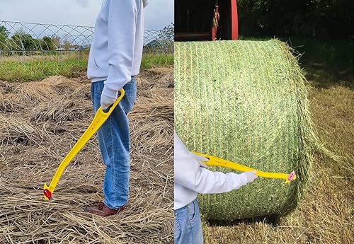 Miniatura 2 de Cuchillo de heno, cuchillo de heno de 29 pulgadas y 20 cuchillas, cortador de cuerda de envoltura de red y embalaje, herramienta de pacas de heno