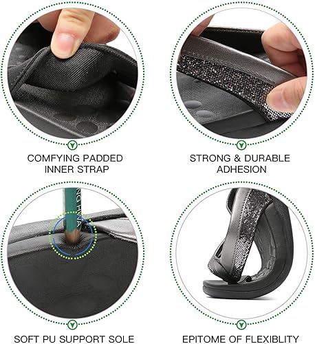 Miniatura 4 de MEGNYA Comfortable Walking Flip Flops Women, Orthopedic Sandals with Arch Support, Flat Feet Pain Relief Sandals