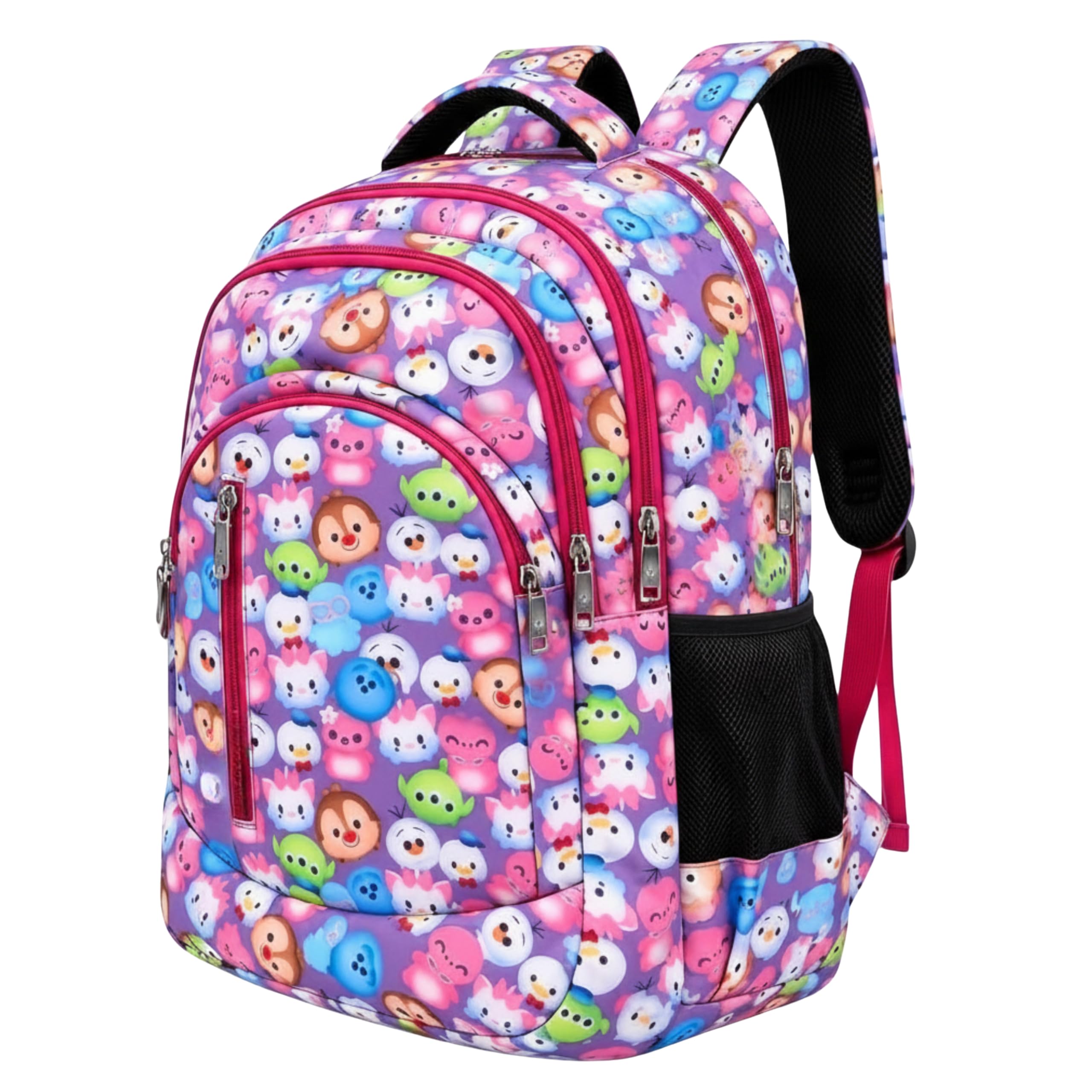 40L Laptop Backpack Large Size, 20 Inch Nylon School Bag Waterproof, School Backpack Laptop Compartment, College Bag for Girls, Women, Boys, Cute Backpacks, Purple, Class 5 to College-image-45